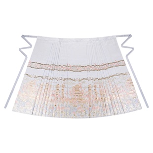 花仙记燕云亭原创汉服明制琵琶袖织金马面裙汉洋折衷套装2025新款