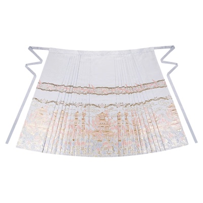 花仙记燕云亭原创汉服明制琵琶袖织金马面裙汉洋折衷套装2025新款