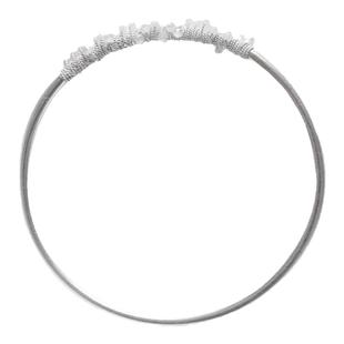 【流萤 一寸十里】  锆石花丝纯银手镯灵动小众中式东方美学原创