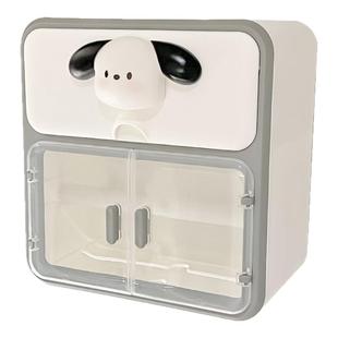 卫生间纸巾盒免打孔厕所卷纸盒壁挂式洗手间防水抽纸盒可爱卷纸筒