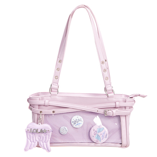 新年礼物LOLA DESIGN韩女diy腋下痛包小食量制服晒娃包日常追星包