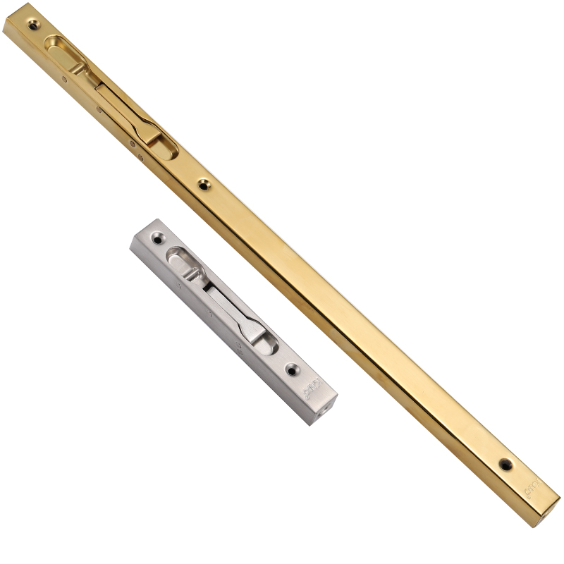 德国KABO插销盒式不锈钢暗装插销开槽双开子母门加长门闩插销锁扣