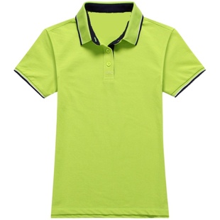 幼儿园教师园服夏短袖t恤上衣老师工作服polo衫工装广告衫印LOGO