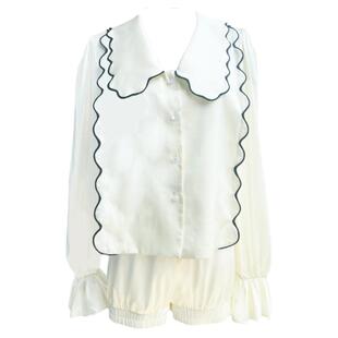 YesMyLord真丝家居服薄款亲肤桑蚕丝法式公主可外穿家居服蚕丝夏