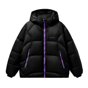 辛普森一家羽绒服冬季东北零下防寒通勤户外运动连帽面包羽绒服男