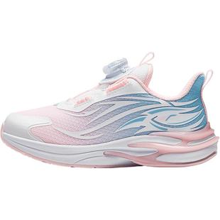 安踏童鞋女童鞋子赤焰跑鞋2025秋冬新款小童运动鞋纽扣跑步鞋女孩