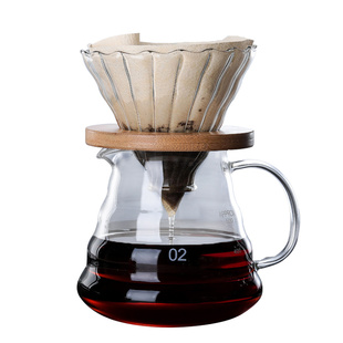 单品手冲器具套装过滤杯V60云朵壶耐热玻璃可爱咖啡分享壶滴漏式