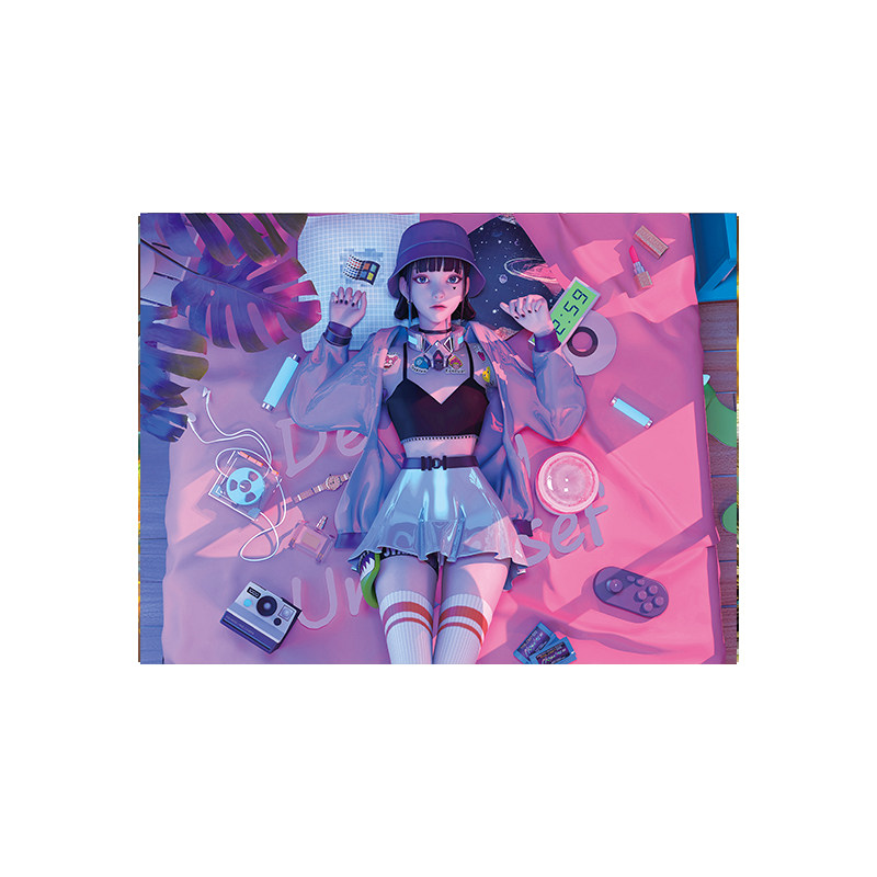 少女背景布ins背景布挂布