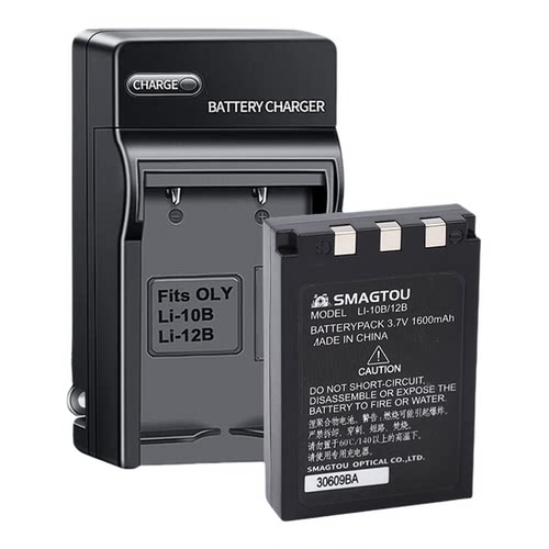 适用奥林巴斯LI-10B/12B相机电池u300/400/410/500/600/800充电器