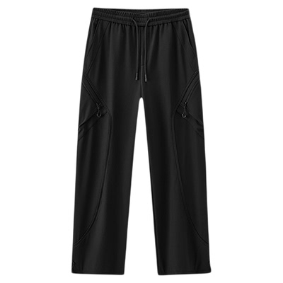 森马加绒宽松直筒裤户外休闲裤男