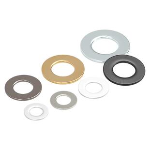 国标GB97 8.8级黑色镀镍平垫片平垫圈加大加厚圆形介子M2M3M4-M45