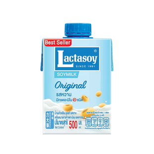 Lactasoy力大狮豆奶泰国进口植物蛋白早餐奶饮料500ml