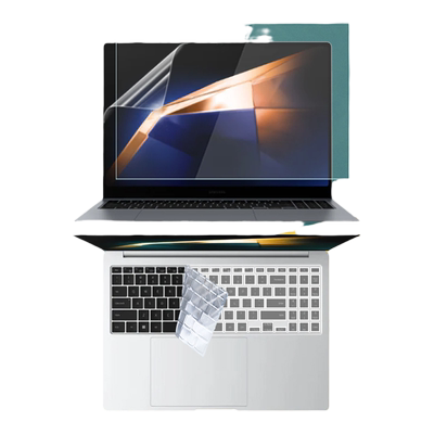 适用SAMSUNG三星Galaxy Book5/4/3/2Pro电脑键盘膜键位防尘套BOOK3Pro360 5G笔记本屏幕贴膜防刮钢化膜防窥膜