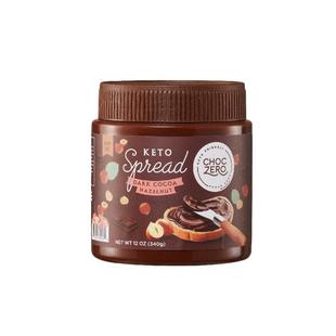 CHOCZERO零巧黑巧克力榛子酱无蔗糖涂抹吐司可可酱榛子酱美国进口