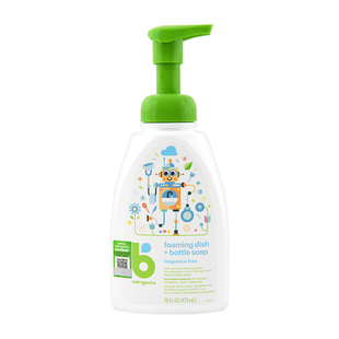 BabyGanics甘尼克宝贝奶瓶餐具清洗液婴儿专用无香473ml