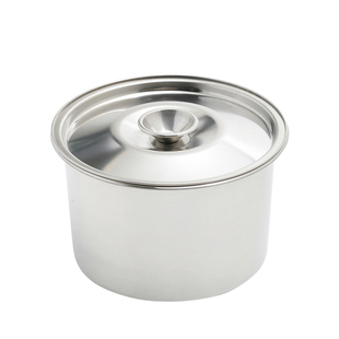 不锈钢圆桶小汤锅商用304食品级电磁炉用小桶家用加厚大容量燃气