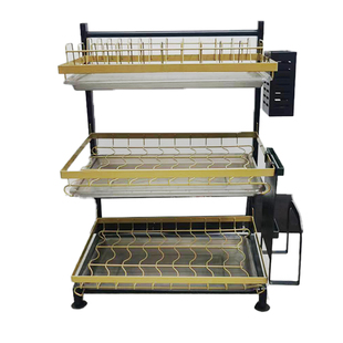 厨房碗架沥水架家用台面放碗盘置物架多功能碗碟碗筷收纳多层碗柜