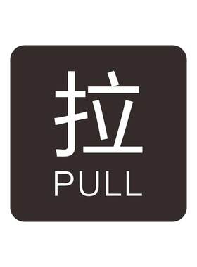 华刻亚克力推拉提示牌