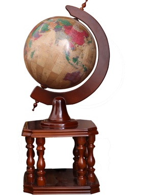 1米实木大号地球仪落地摆件公司