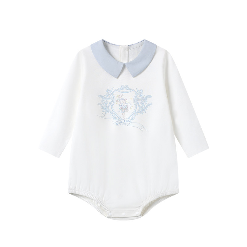 Domiamia宝宝包屁衣法式婴儿连体衣春夏季小月龄夏薄款衣服外出服