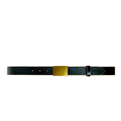 平滑扣极简英国马缰革手工皮带