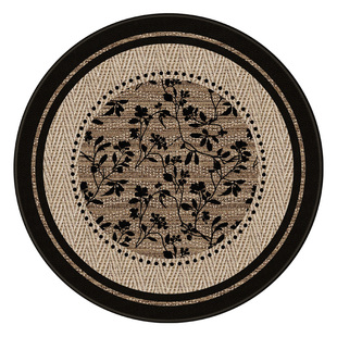 中古风圆形地毯客厅2026新款卧室床边地垫隔音脚垫摇摇椅专用垫子