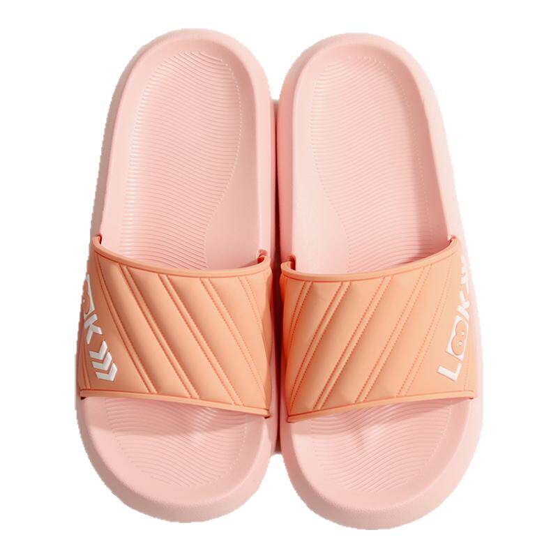 快鹿新款PVC面EVA底情侣家居凉拖