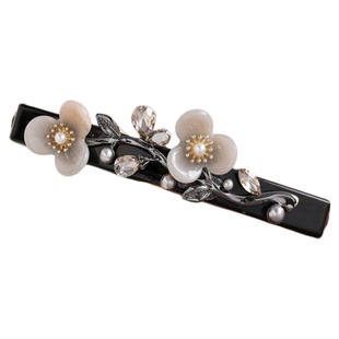 琼花簪影-繁花优雅花朵发夹水钻精致优雅发饰甜美仙气碎发侧边夹