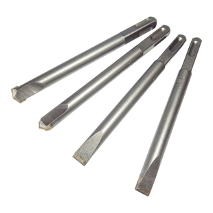 方柄四坑电锤钻头光杆无螺纹电镐合金凿子尖扁混泥土墙壁布线开凿