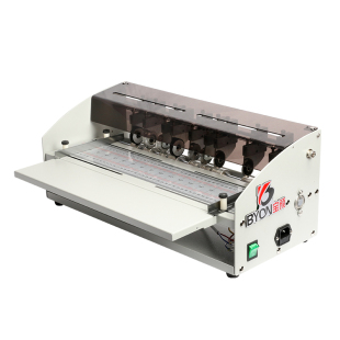 宝预H500压痕机电动虚线点线米线翻书线书脊不干胶划线自动封面轧痕机图文实线压线机相册装订折痕机压虚线机