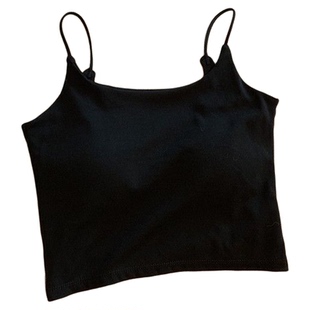 露背小吊带背心女2025年新款缕空后背带胸垫内搭外穿休闲运动上衣