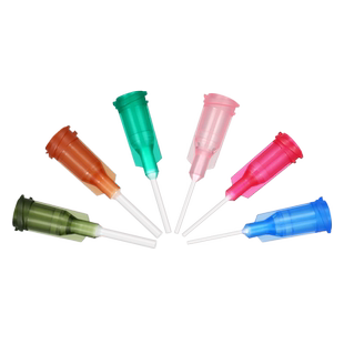 包邮PP挠性针咀点胶机针头13MM进口品质塑座螺口软管工业打胶针嘴