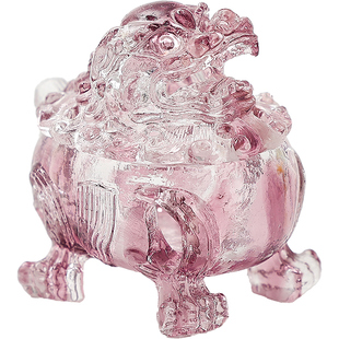 狻猊琉璃小香炉家用室内盘香沉香檀香熏香炉迷你檀香炉创意香薰炉