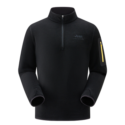 抓绒衣男款Jeep吉普保暖