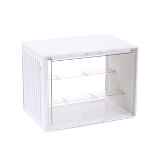 RMAX手办收纳盒labubu泡泡玛特大容量亚克力透明盲盒防尘展示柜子