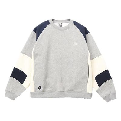 CHUMS洽洽鸟运动休闲卫衣宽松百搭套头加绒卫衣男女同款CH00-1459