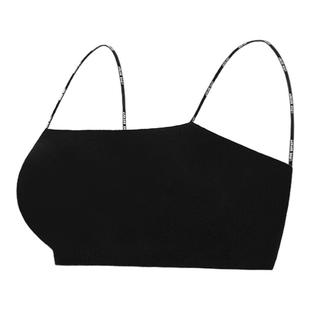 抹胸内衣女薄款小胸防走光裹胸无痕无钢圈细肩带美背文胸一体背心