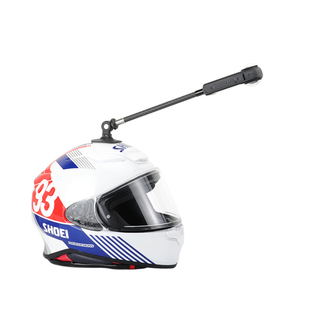 摩托车独角兽头盔支架用于运动相机Insta360X5X4X3骑行滑雪延长杆