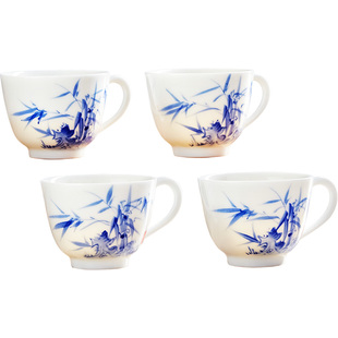 金灶KP-Q052手绘青花茶杯功夫茶品茗杯陶瓷茶盏喝茶杯青花瓷茶具