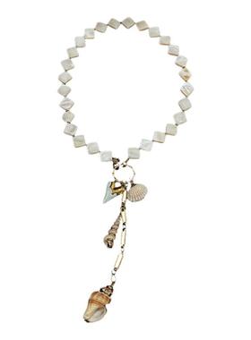 天然淡水贝壳海螺吊坠叠戴项链