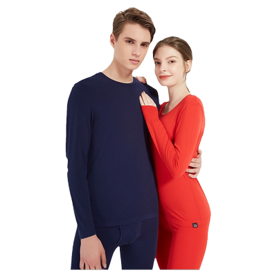 基达保暖男内衣薄款莫代尔