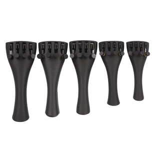 青歌PV12小提琴拉线板 复合材料小提琴拉弦板尾绳配件带微调4/4