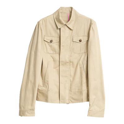 D Squared 男士经典工装夹克意大利棉质经典外套银泰百货 301596