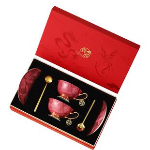 【真骨瓷】吉昶JC新婚结婚订婚礼物送新人新娘乔迁杯子高级实用