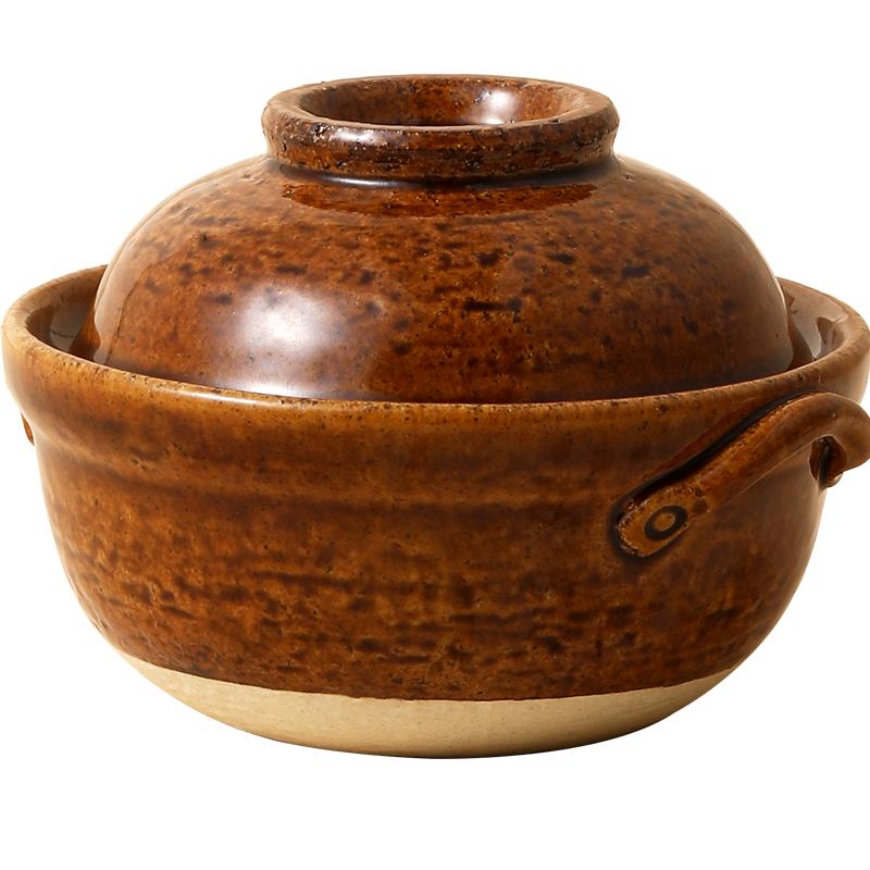 内山窑日式手作陶瓷炖盅300ml