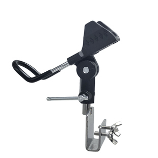 玻璃钢渔船炮台支架 舷边速装倒装夹式不锈钢海竿支架船钓鱼竿架