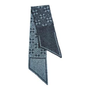 ZB/珍贝2025年秋冬新款100%山羊绒提花围巾脖百搭女士通勤/W2116