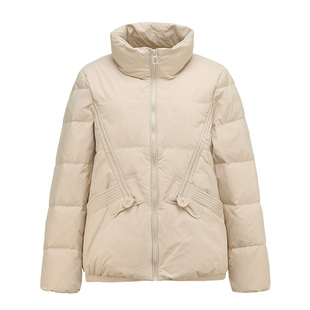 新款羽绒服短款女小个子百搭轻薄时尚潮流立领宽松保暖秋冬外套