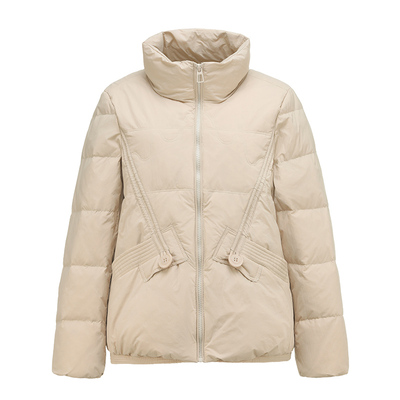 佐菲伦立领轻薄羽绒服