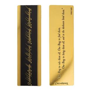 正版Cinereplicas指环王周边魔戒护戒小队金属书签中土世界礼物